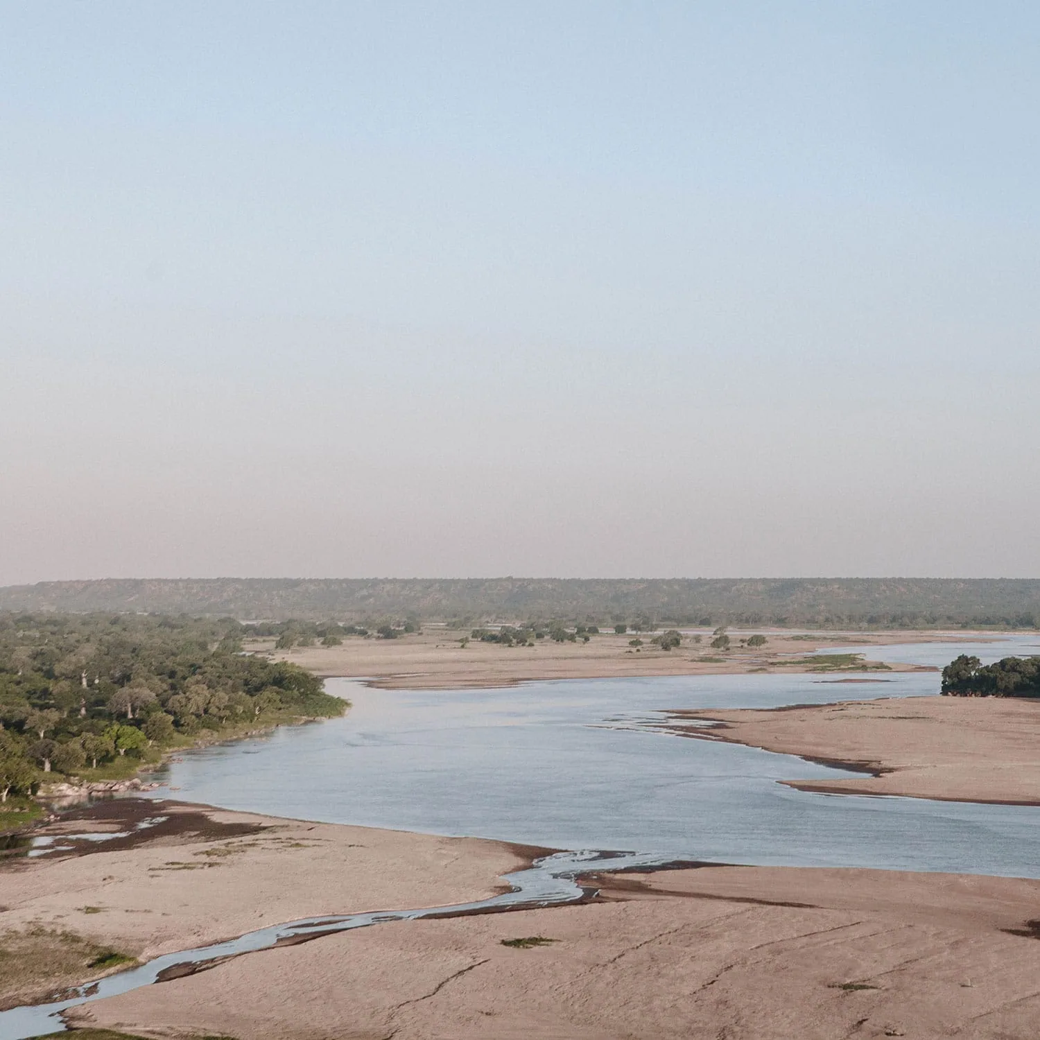 River sandbanks in the dry season, Gonarezhou National Park, Zimbabwe