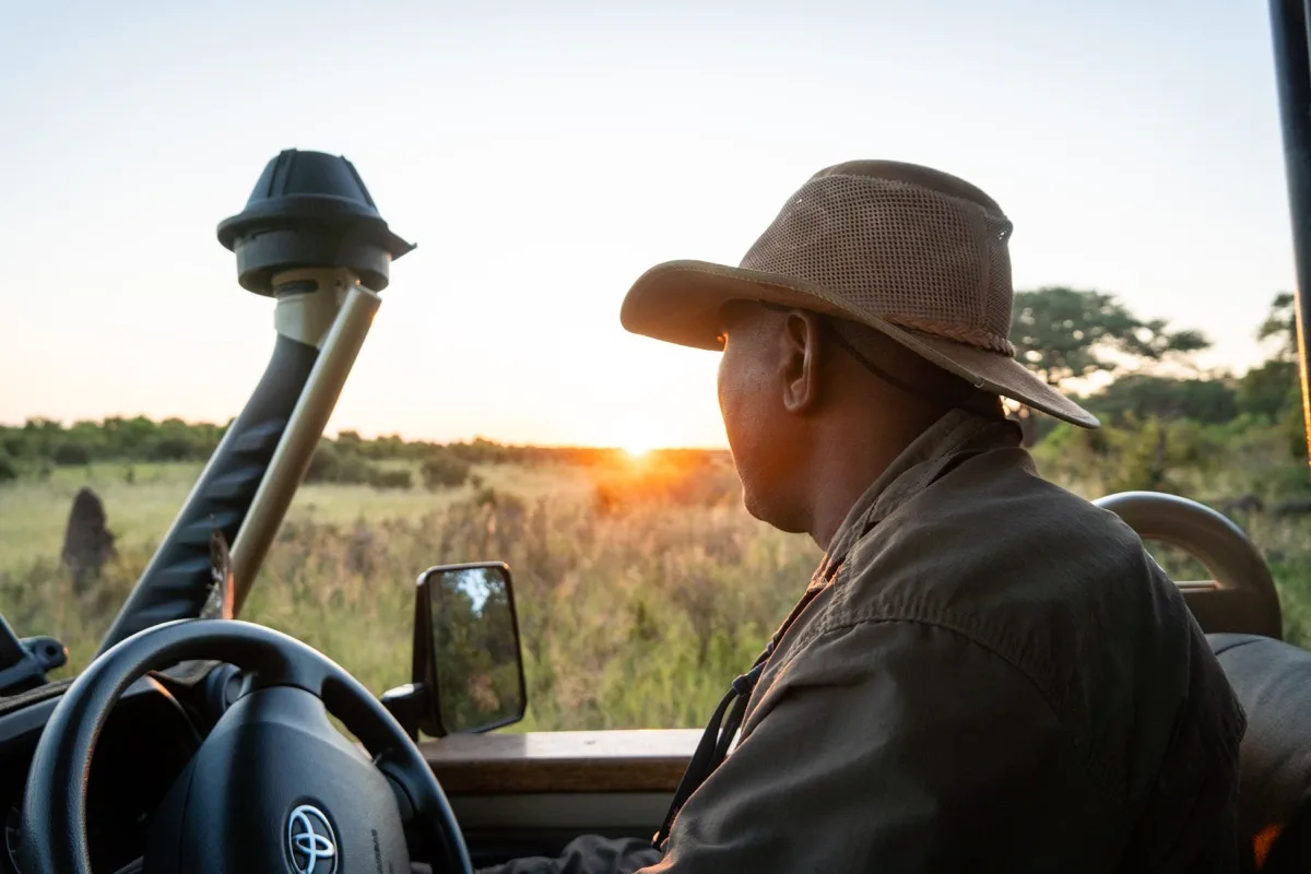Tented suite at Somalisa Camp, Hwange National Park, Zimbabwe