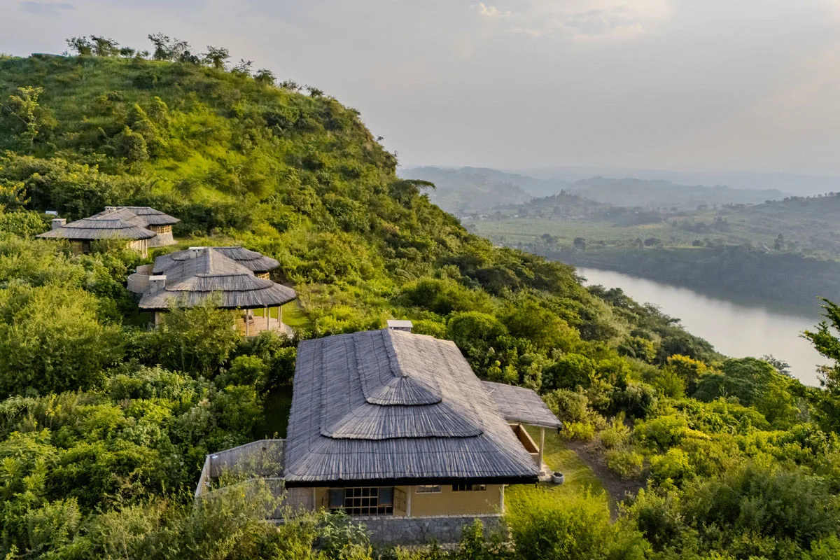 Kibale Forest canopy and lodge in Uganda