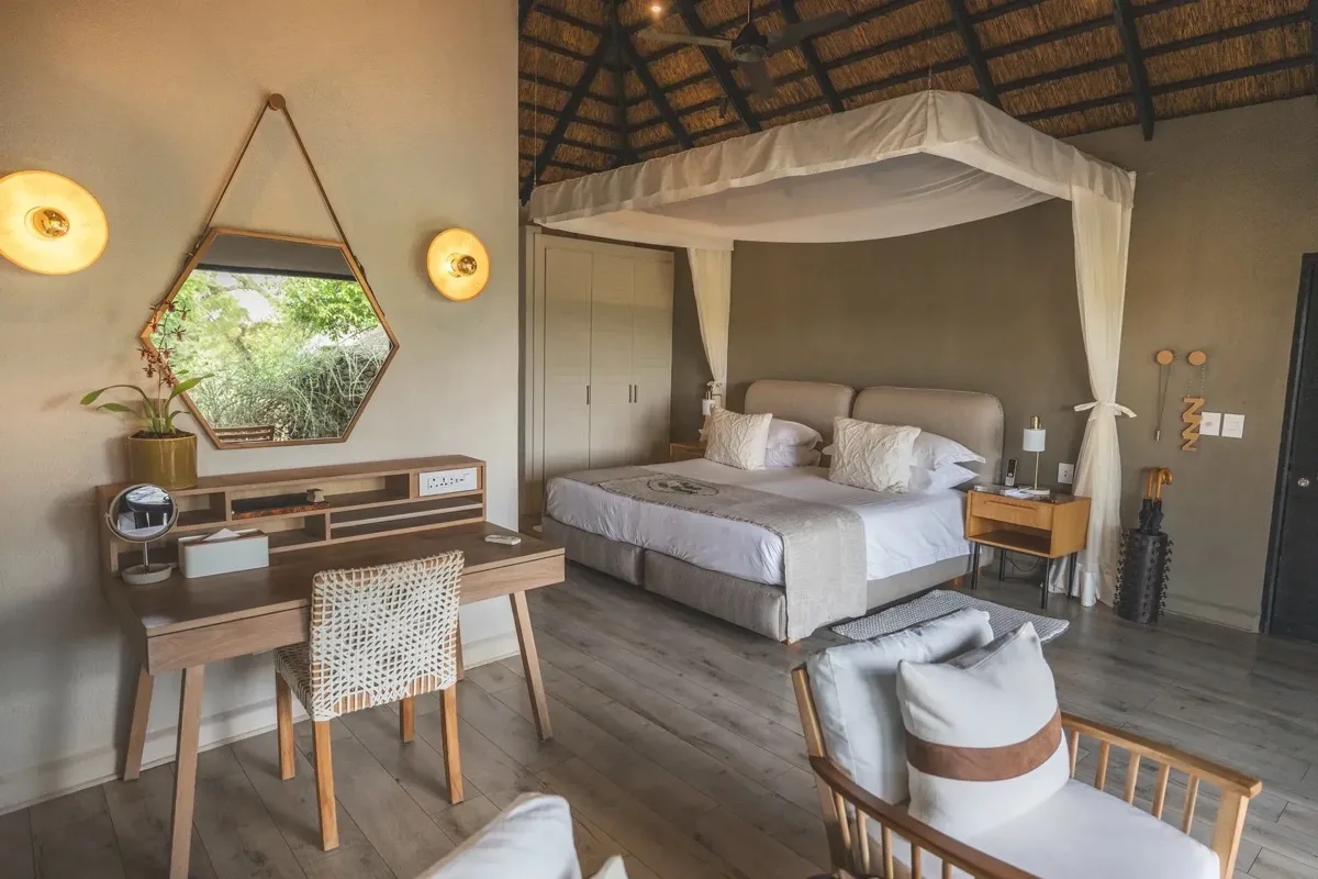 Suite interior at Lion Sands, Greater Kruger, South Africa