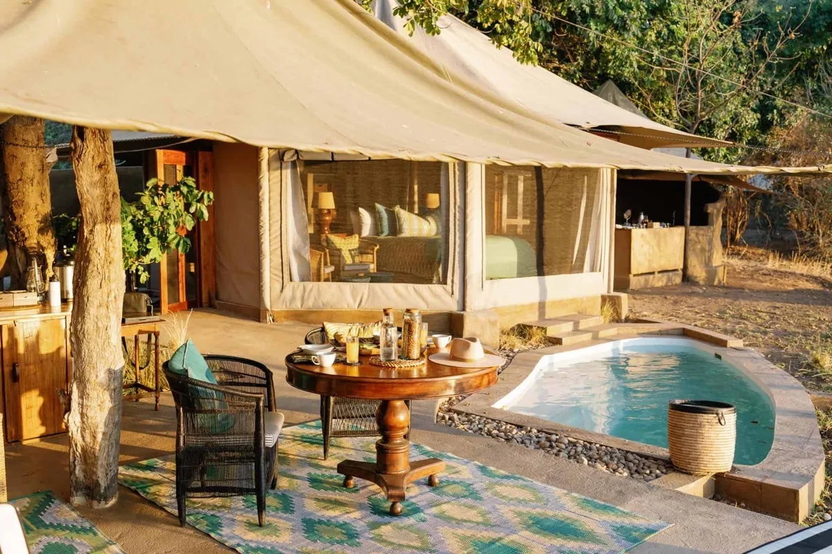 Suite at Chongwe River Camp, Lower Zambezi, Zambia