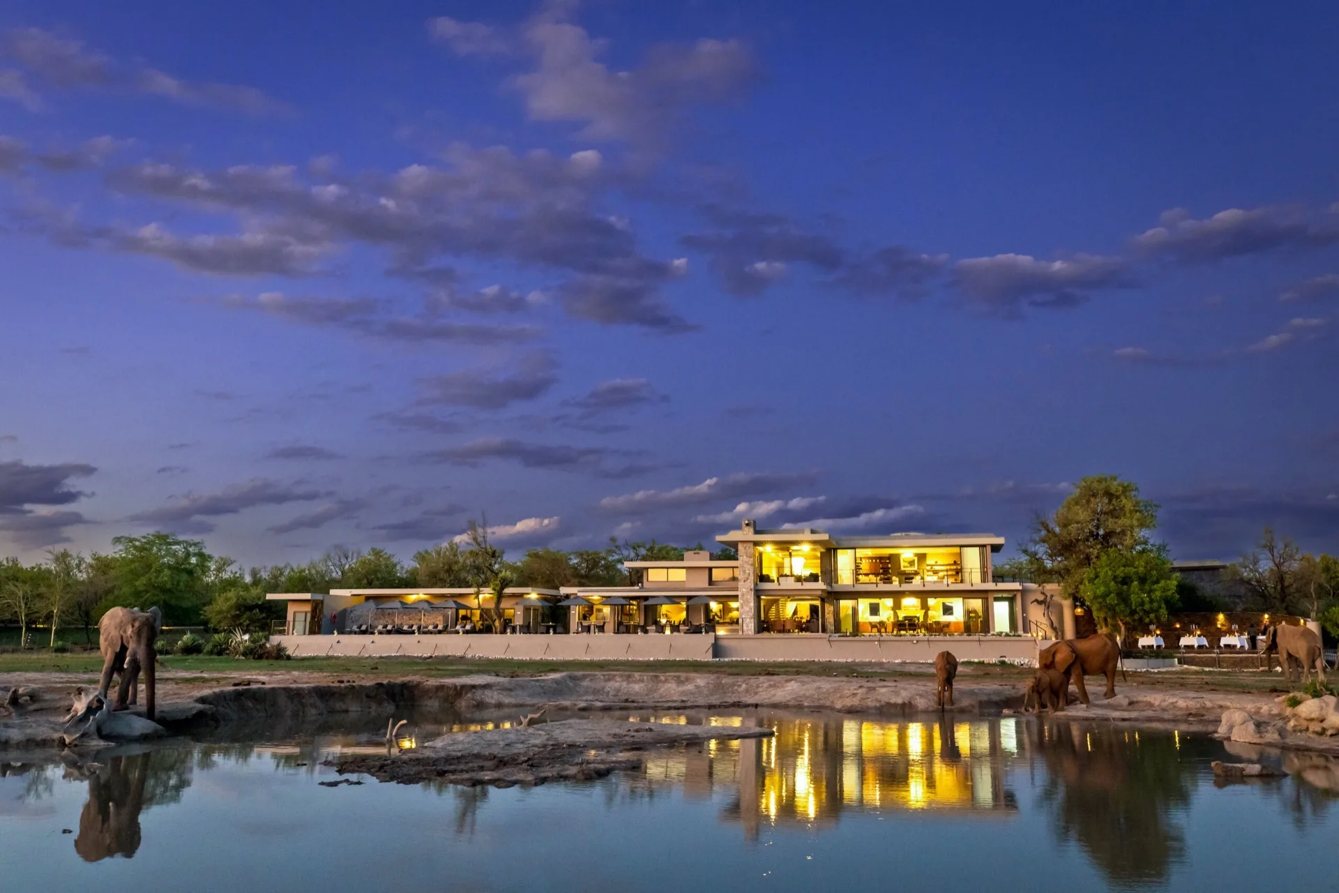 Madikwe Game Reserve landscape on the Botswana border, South Africa