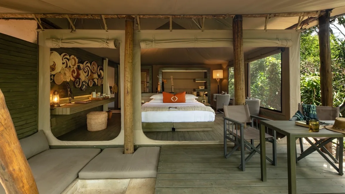 Superior tent at andBeyond Kichwa Tembo Tented Camp, Masai Mara