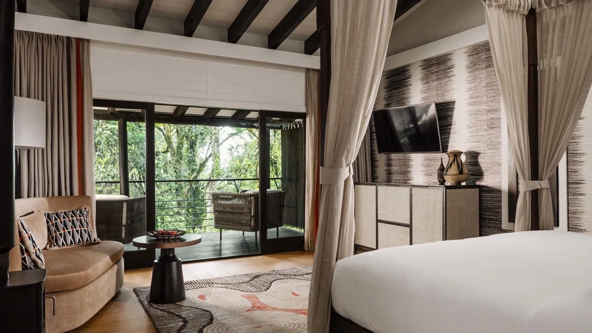 Suite with forest-facing terrace, One&Only Nyungwe House, Rwanda