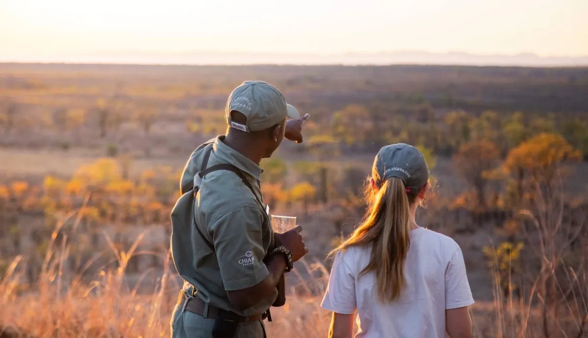 Evening light over the Luangwa River, South Luangwa, Zambia